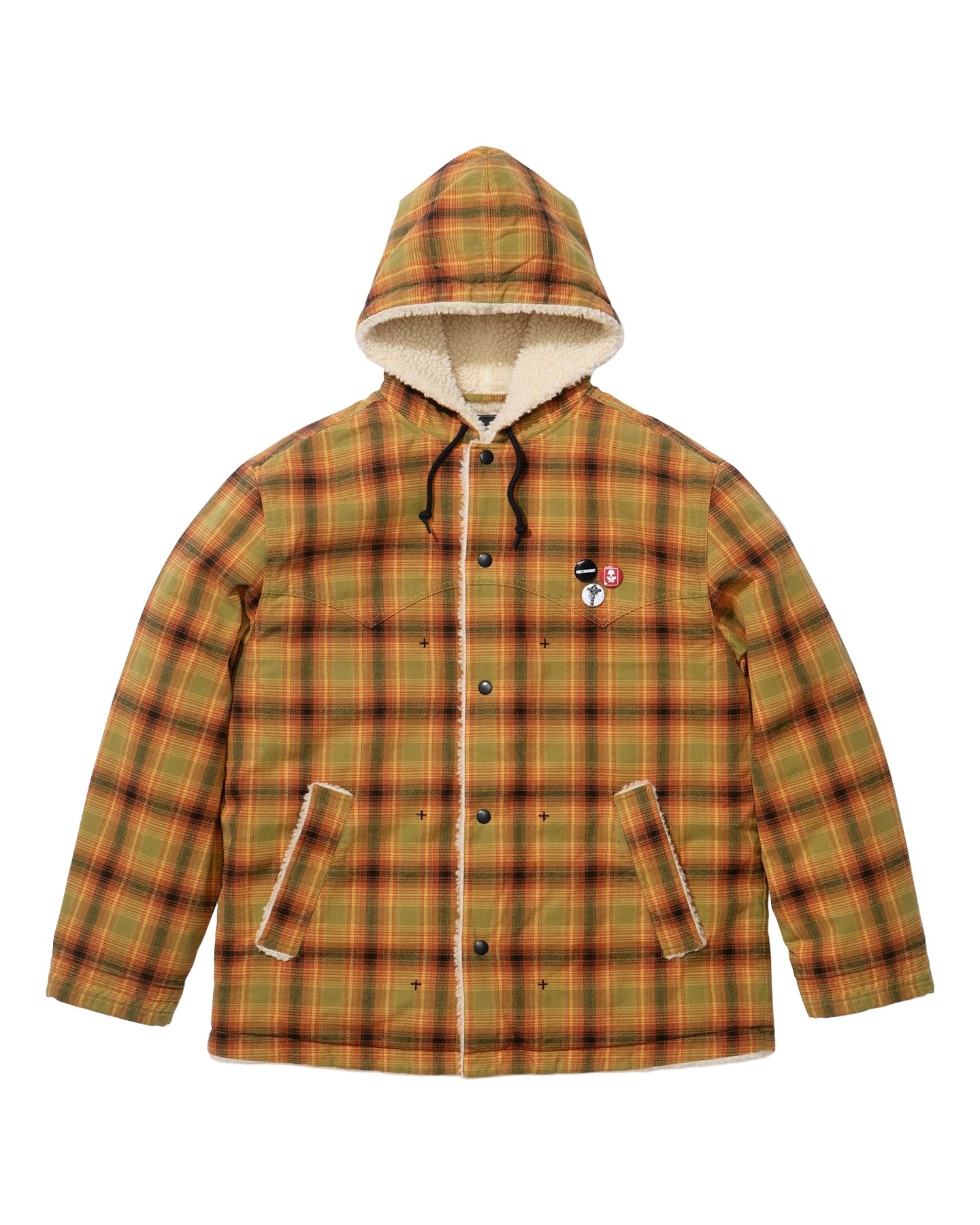 Supreme®/Number (N)ine® Faux Shearling Hooded Coat view 6
